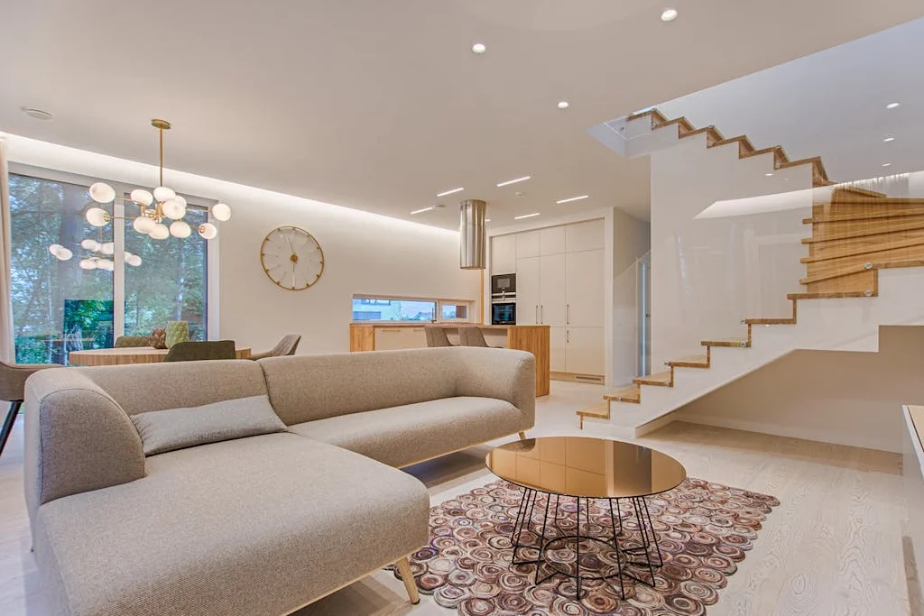 Modern living room in Dar es Salaam apartment